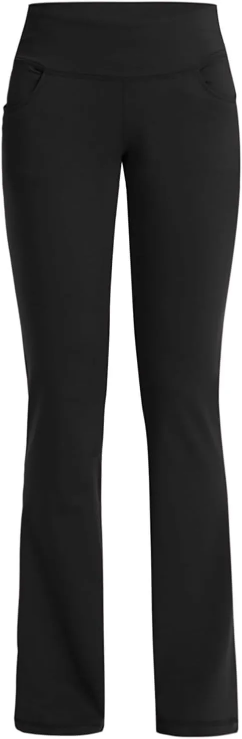 2024 Womens Yoga Pants Stretch High Waist Leggings Regular Solid Flared Pants Casual Soft Active Workout Trousers