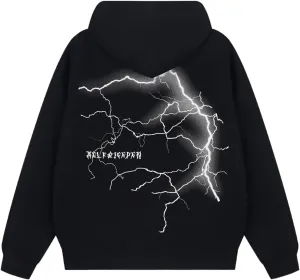 Aelfric Eden Oversized Graphic Hoodies Y2k Lightning Print Streetwear Hoodie Pullover Hooded Sweatshirt