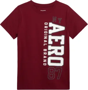 AEROPOSTALE Boys' Graphic T-Shirt - Short Sleeve Kids Crewneck Pullover Tees - Casual Graphic T-Shirts for Boys (Sizes: 8-16)