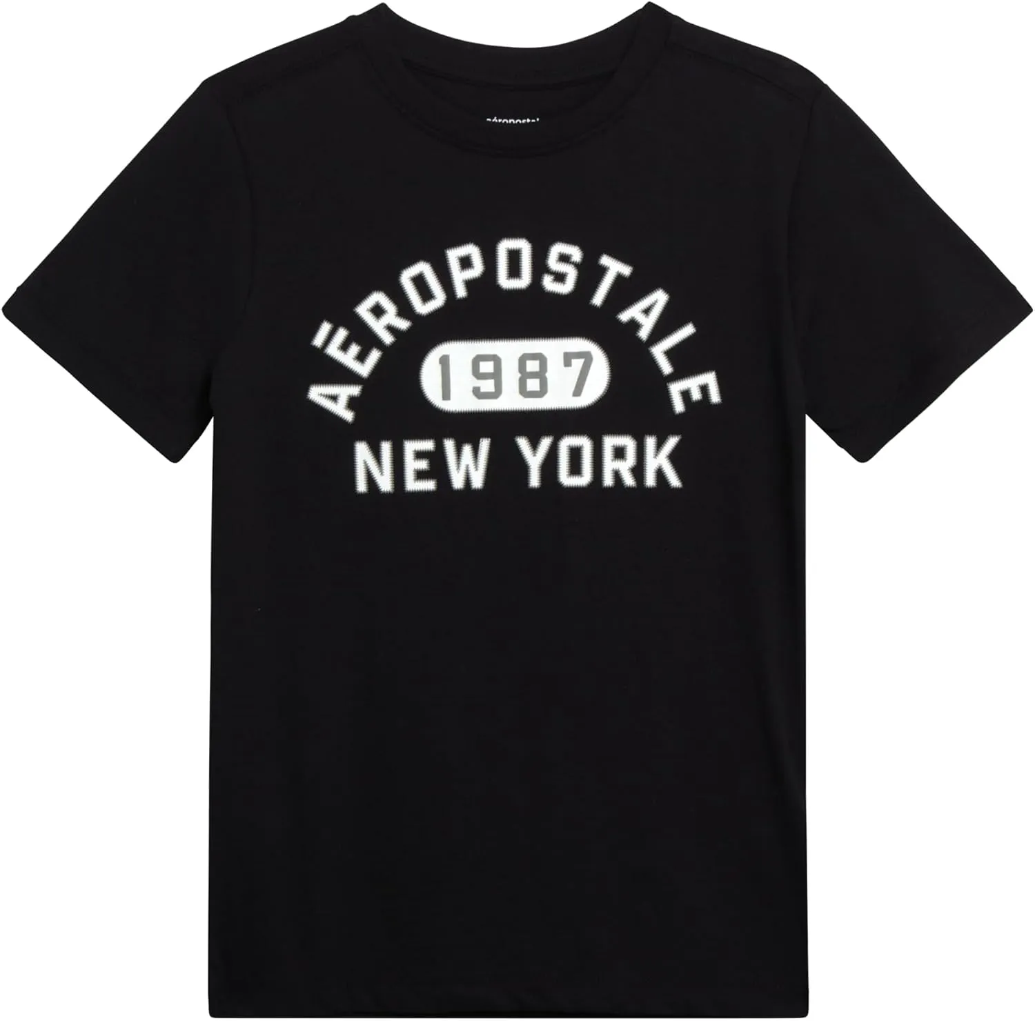 AEROPOSTALE Boys' Graphic T-Shirt - Short Sleeve Kids Crewneck Pullover Tees - Casual Graphic T-Shirts for Boys (Sizes: 8-16)