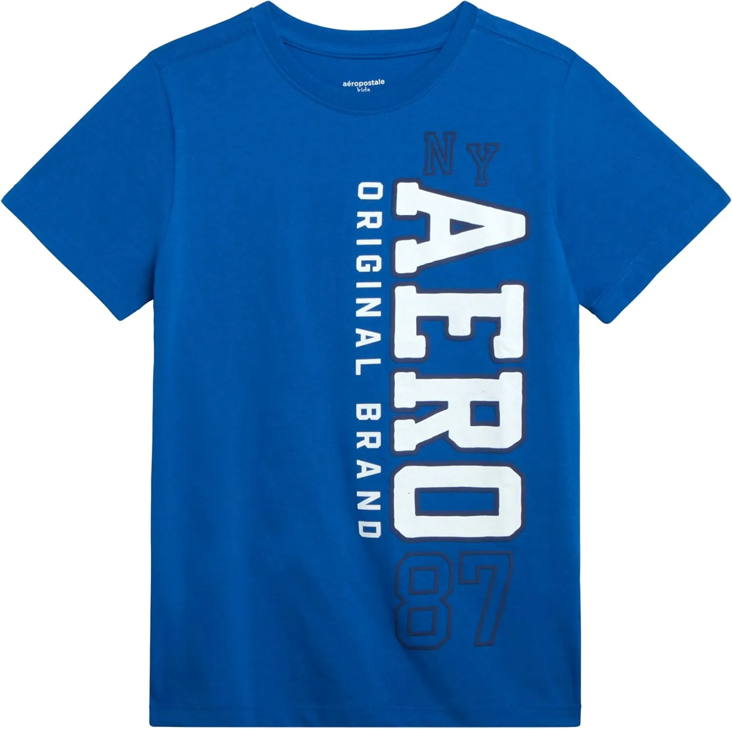 AEROPOSTALE Boys' Graphic T-Shirt - Short Sleeve Kids Crewneck Pullover Tees - Casual Graphic T-Shirts for Boys (Sizes: 8-16)