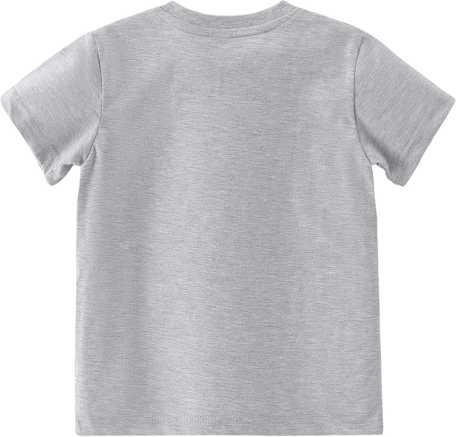 AIWUHE Toddler T Shirts Cotton Summer Tshirts Boys Girls Basic Tee Undershirts Short Sleeve Clothes Crew Neck Shirts 2-7Y