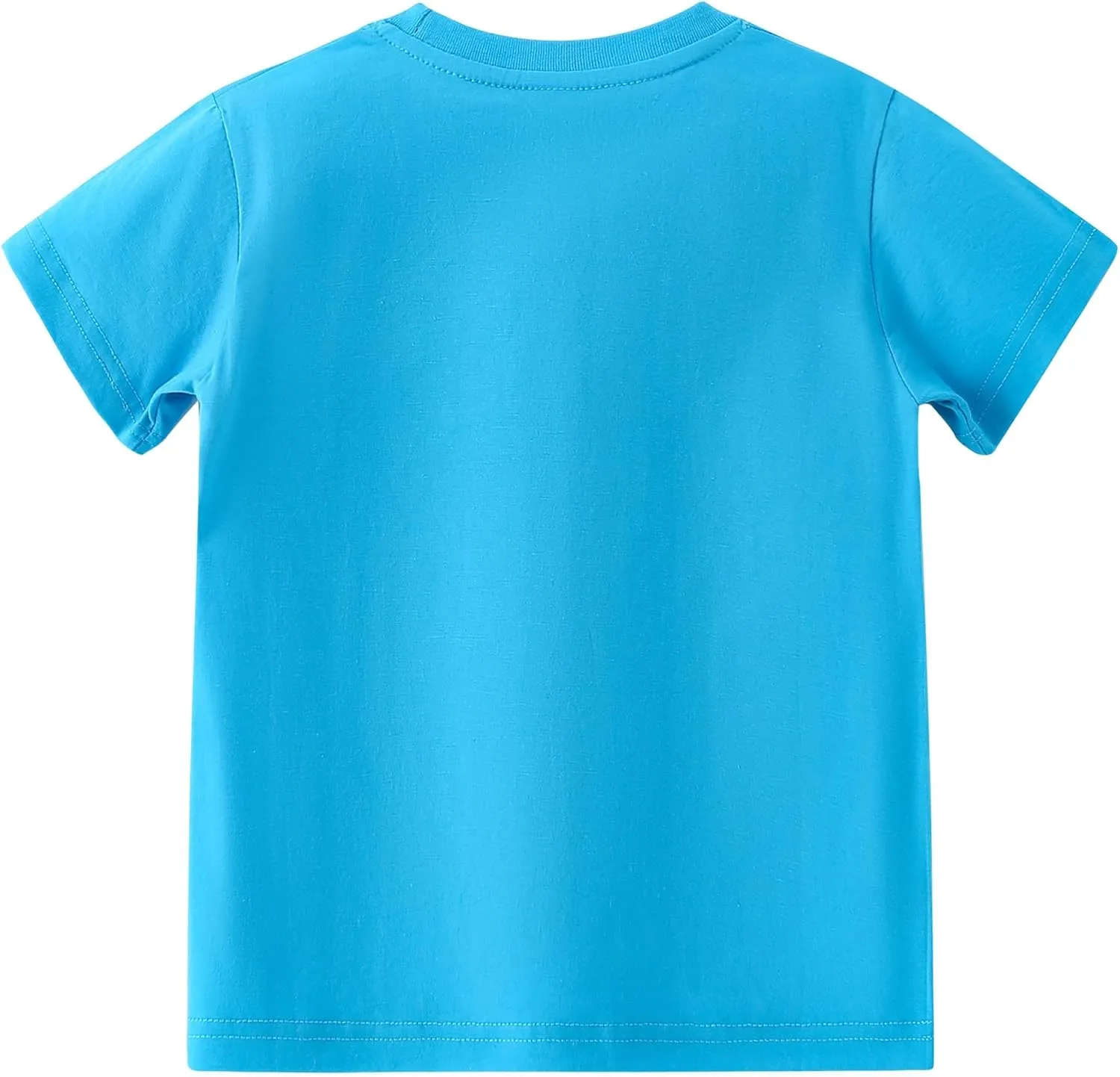 AIWUHE Toddler T Shirts Cotton Summer Tshirts Boys Girls Basic Tee Undershirts Short Sleeve Clothes Crew Neck Shirts 2-7Y