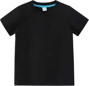 AIWUHE Toddler T Shirts Cotton Summer Tshirts Boys Girls Basic Tee Undershirts Short Sleeve Clothes Crew Neck Shirts 2-7Y
