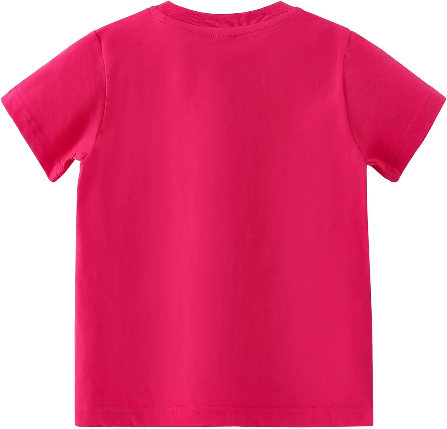 AIWUHE Toddler T Shirts Cotton Summer Tshirts Boys Girls Basic Tee Undershirts Short Sleeve Clothes Crew Neck Shirts 2-7Y