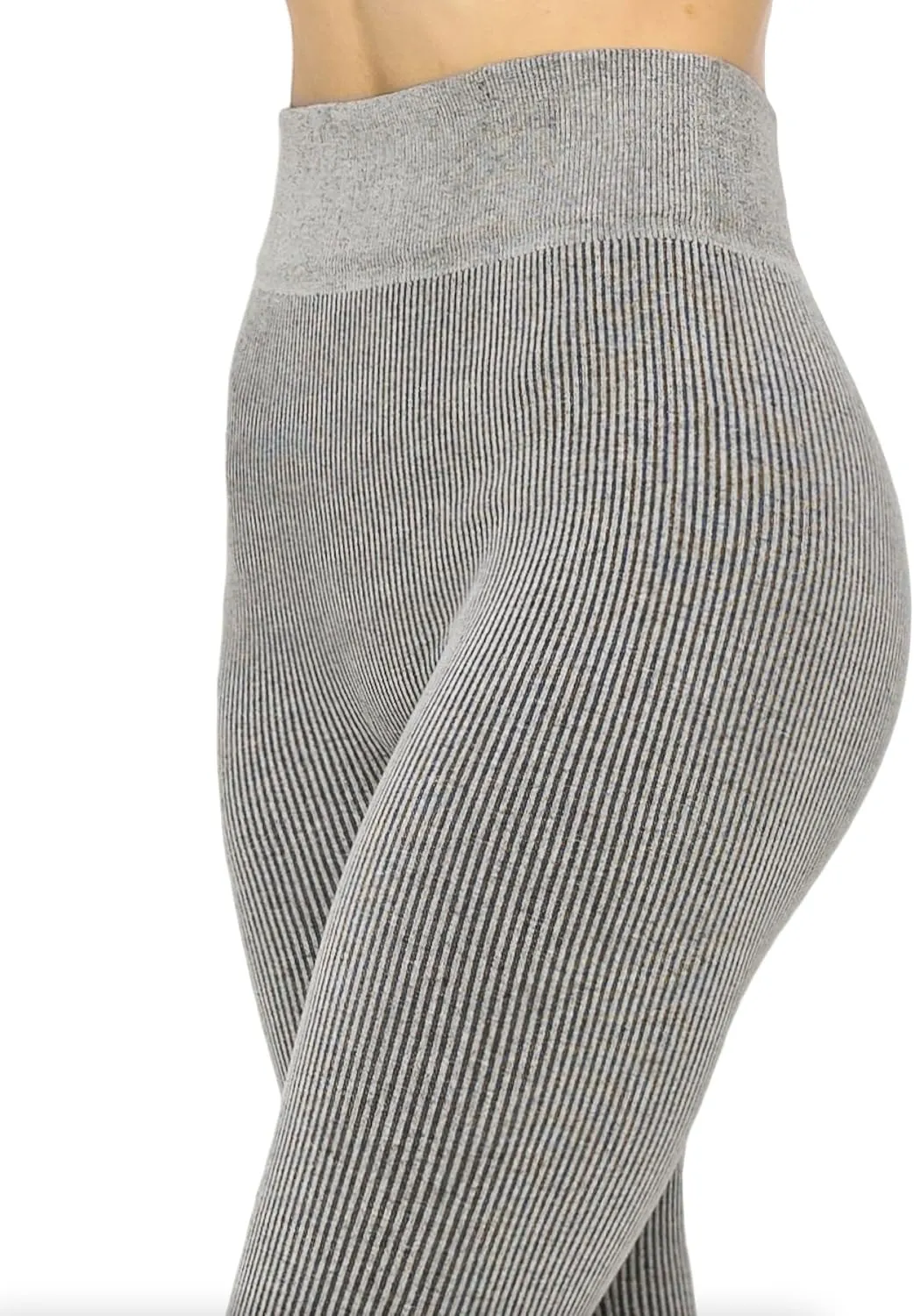 ALWAYS Women's Cotton Yoga Leggings - High Waist Premium Soft Breathable Stretchy Ribbed Leggings