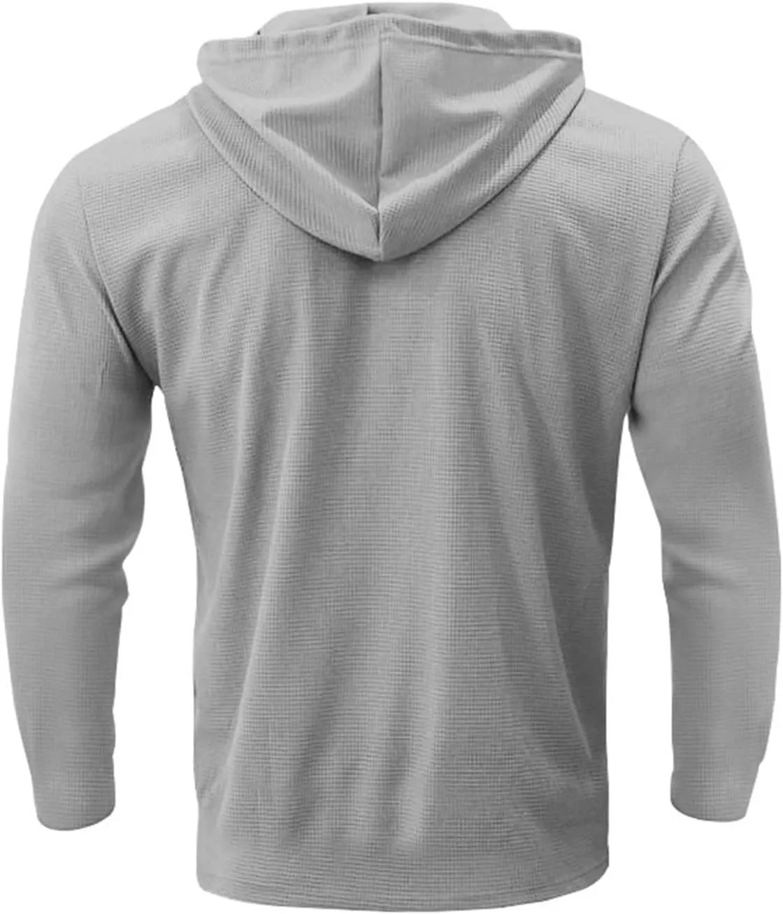 Bidobibo Thick Hoodies for Men V Neck Drawstring Pullover Hoodie Mens Fall Clothes Fashion 2024 Solid Long Sleeve Sweatshirt