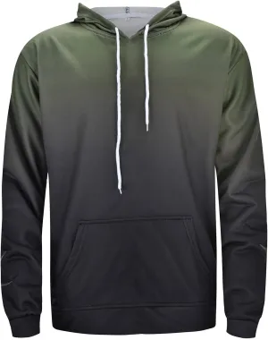 Black Hoodie Men Block Tie-Dye Drawstring Long Sleeve Hooded Pocket Sweatershirt Top Poloo Hoodie Hoodie For Men