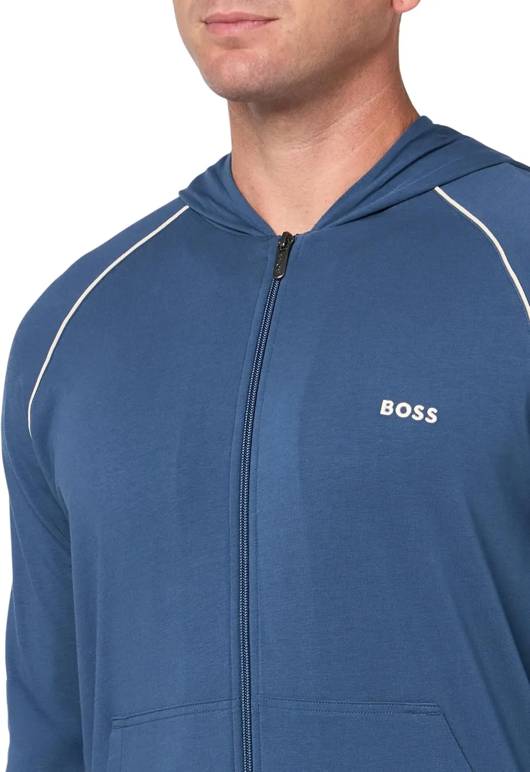 BOSS Men's Mix&Match Zip Up Hoodie