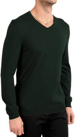 BOSS mens V-neck Sweater