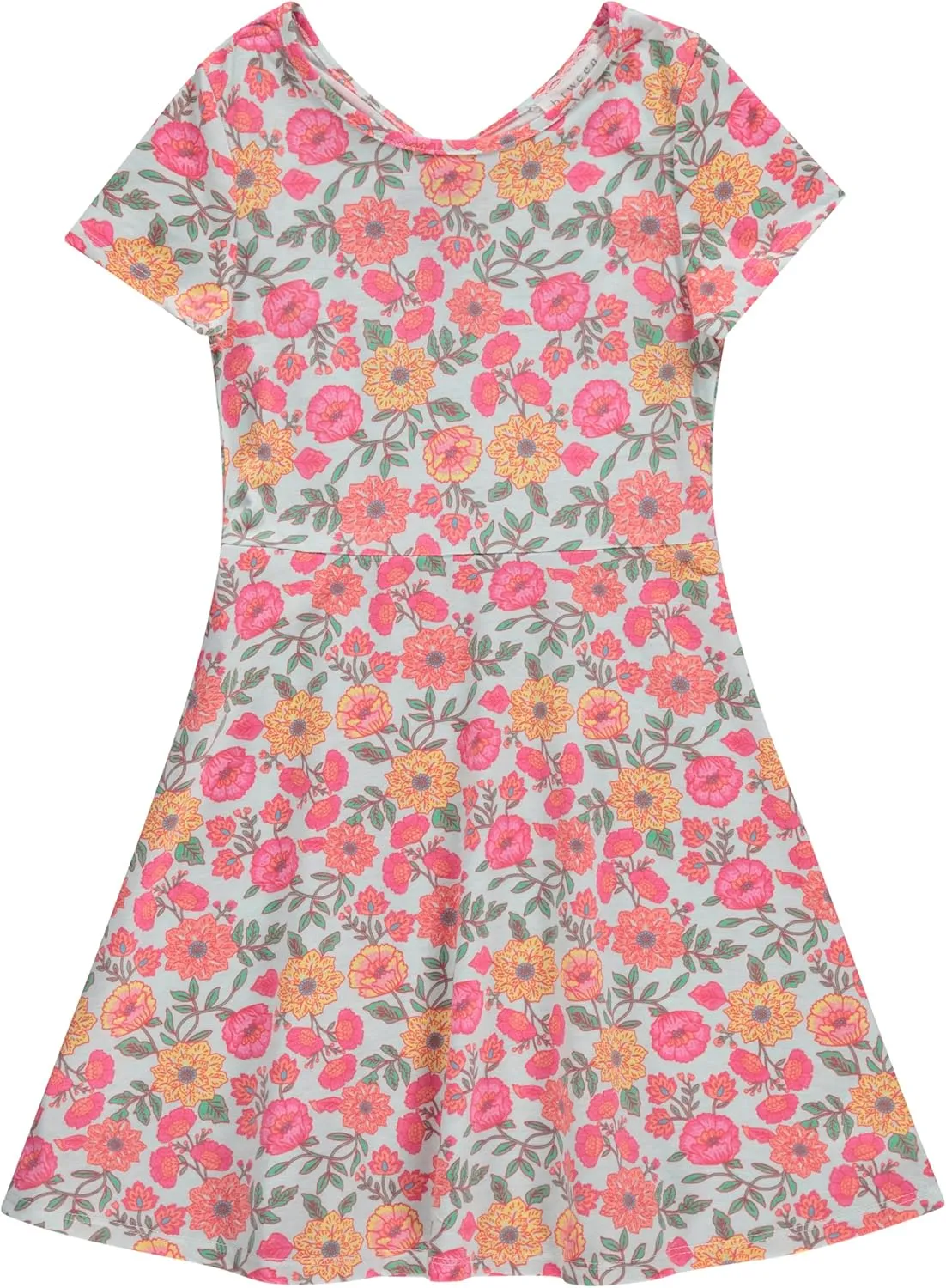 BTween 3-PC Girls Summer Dress Set - Short Sleeve Casual Skater Dresses