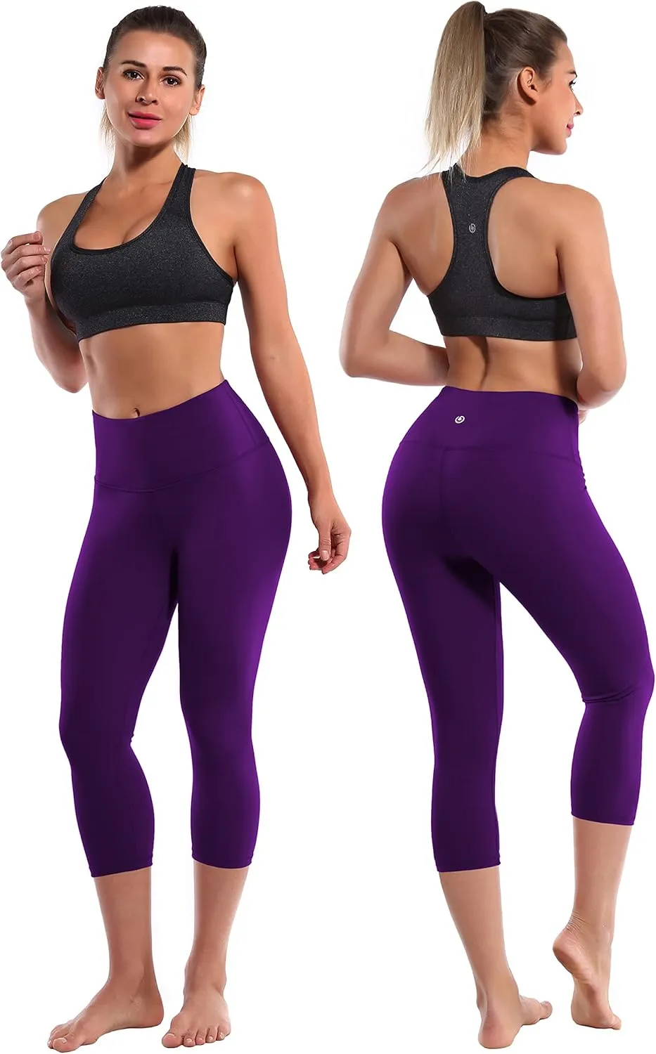 BUBBLELIME 19" Basic/Out Pockets High Waist Yoga Pants Women Workout Running Leggings Tummy Control