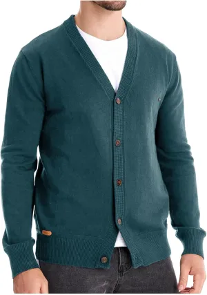 Button Down Cardigan Sweaters for Men Lightweight V Neck Sweater Casual Knit Sweater Casual Open Front Cardigan