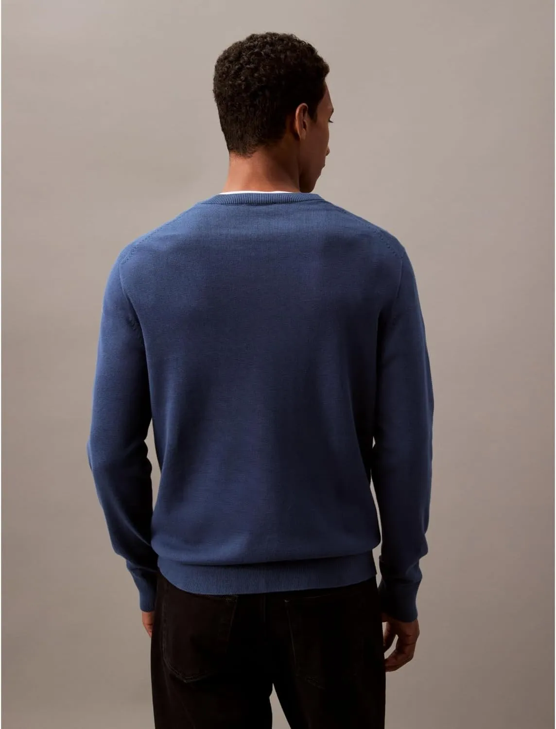 Calvin Klein Men's Smooth Cotton Crewneck Sweater
