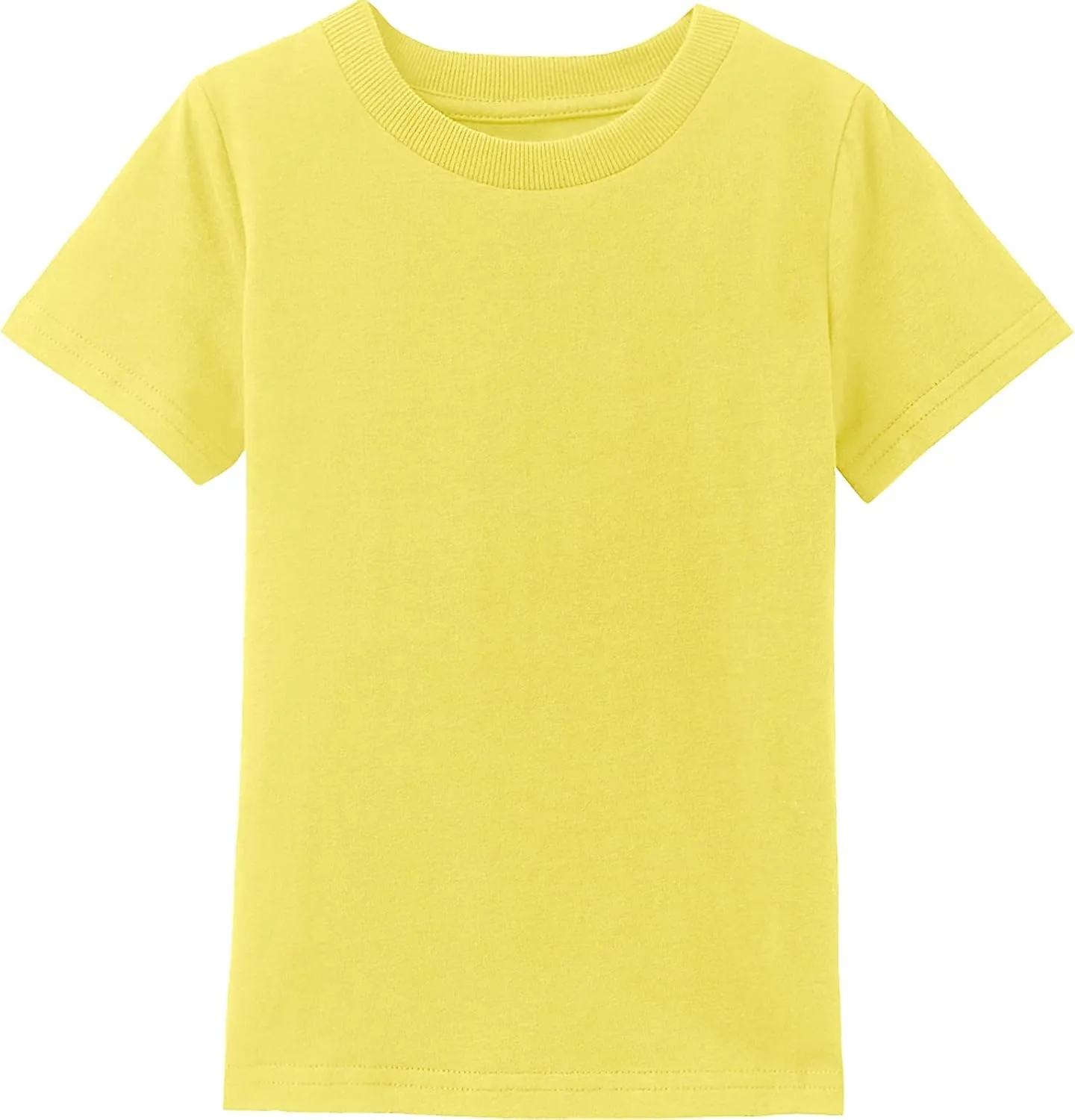 COSLAND Boys' 100% Cotton Heavyweight Short Sleeve Crewneck T Shirt