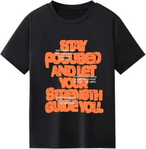 COZYEASE Boys' Graphic Tees Short Sleeve Crew Neck Casual Cool Shirts Summer T Shirts