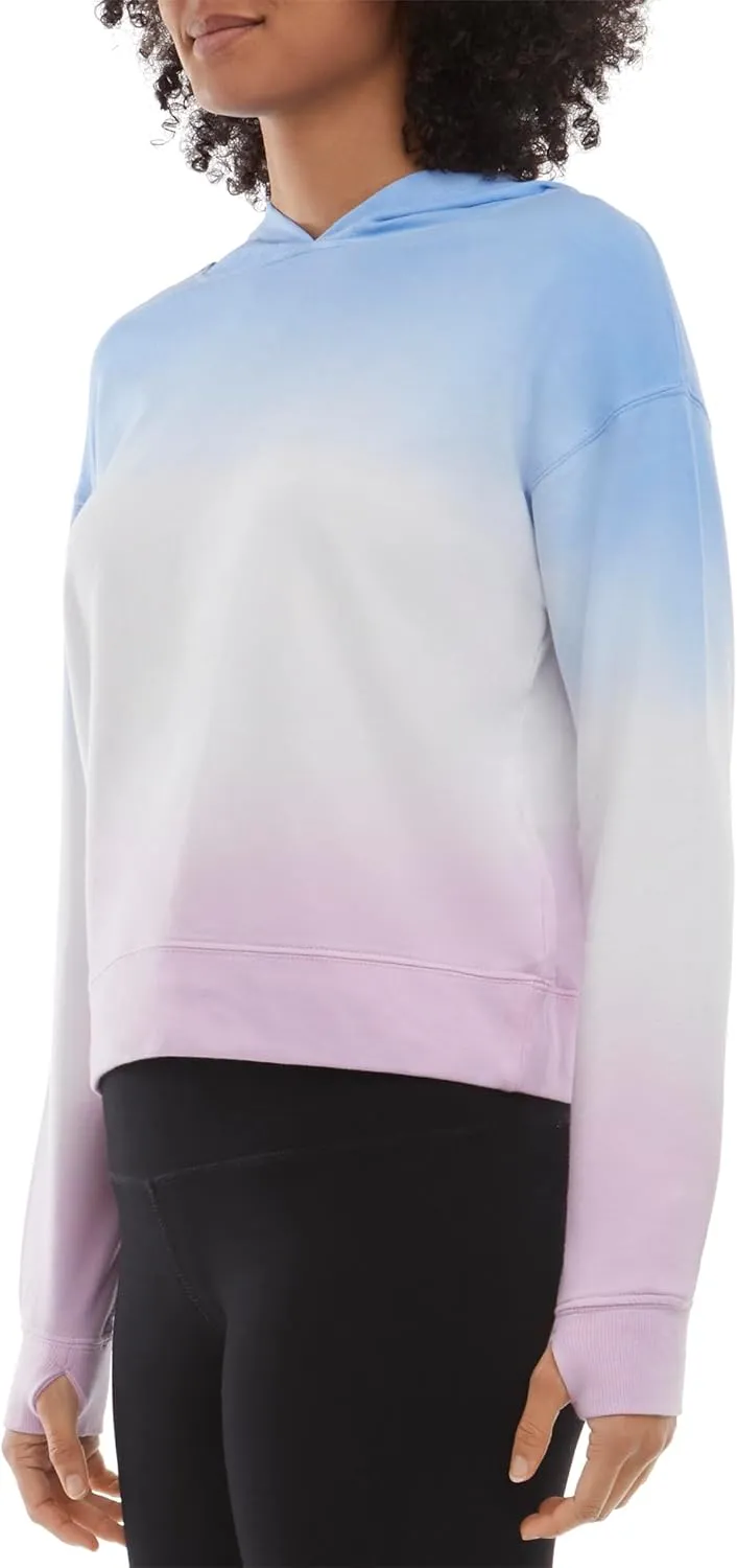 Danskin Women's Ombre Pullover Sweatshirt Hoodie