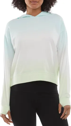 Danskin Women's Ombre Pullover Sweatshirt Hoodie