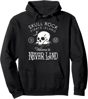Disney Peter Pan Skull Rock Vintage Graphic Hoodie Pullover Hoodie
