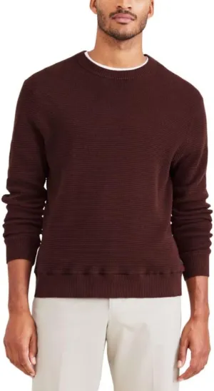 Dockers Men's Regular Fit Long Sleeve Crewneck Sweater