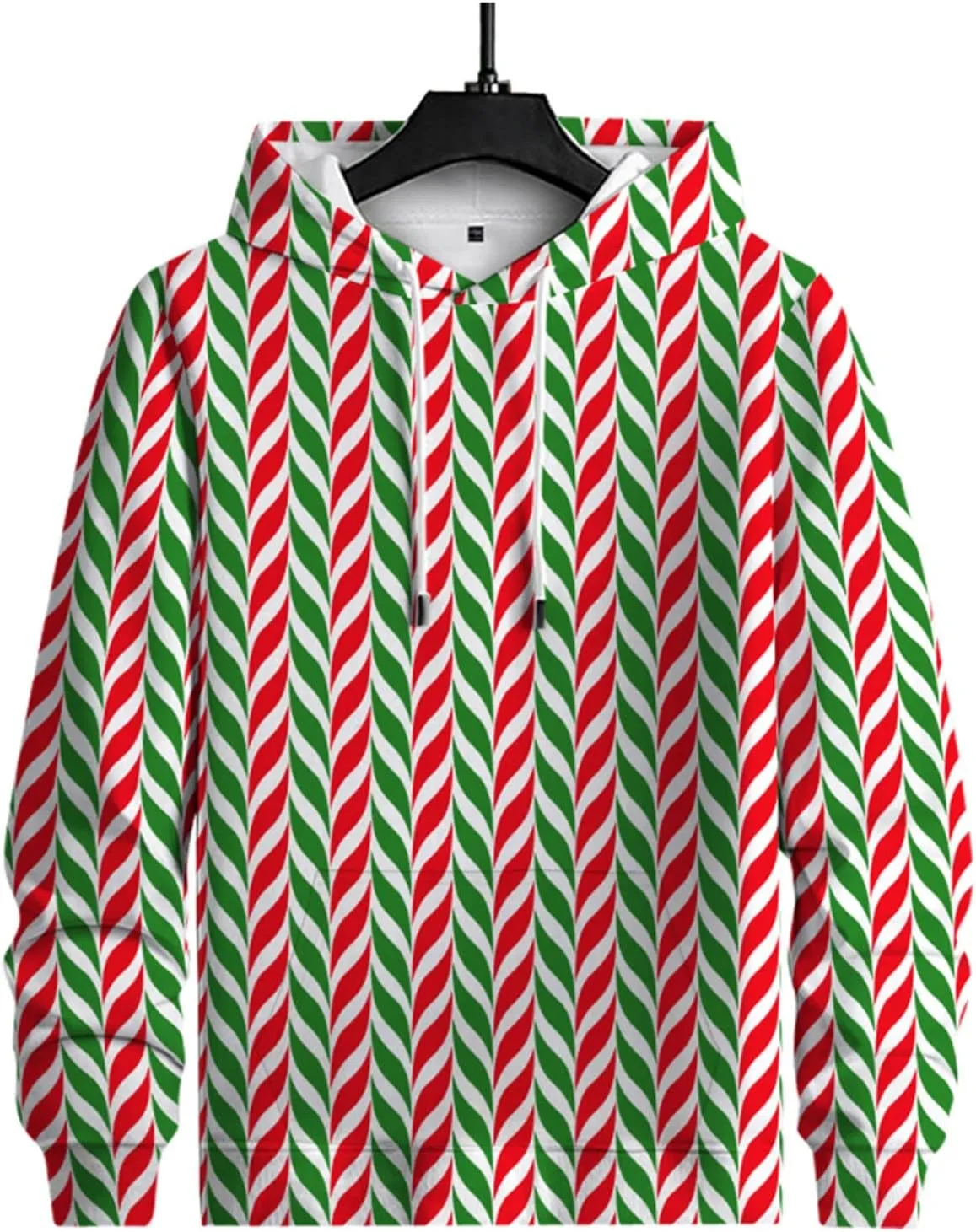 DuDubaby Ugly Christmas Hoodie Men Christmas Vintage Print Autumn Winter Long Sleeve Hoodie Hoodie Top Sweater Hooded Jacket