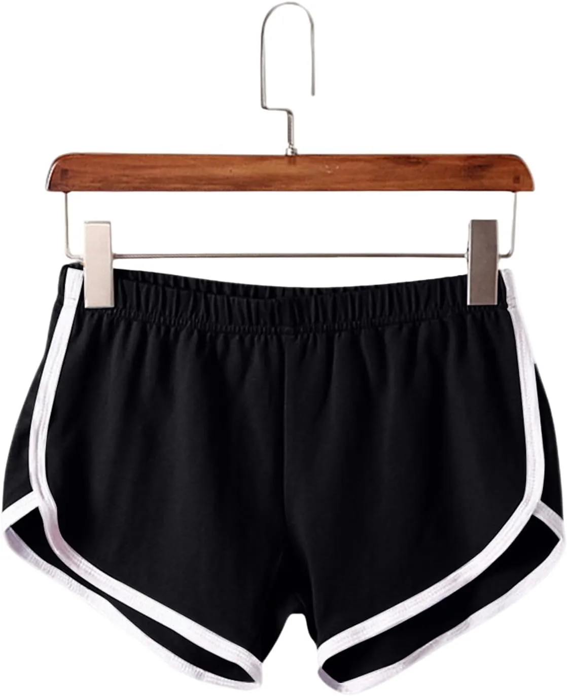 FlekmanArt Women's Running Shorts Elastic High Waisted Shorts Pocket Sporty Workout Skirt Quick Dry Athletic Skirt Pants