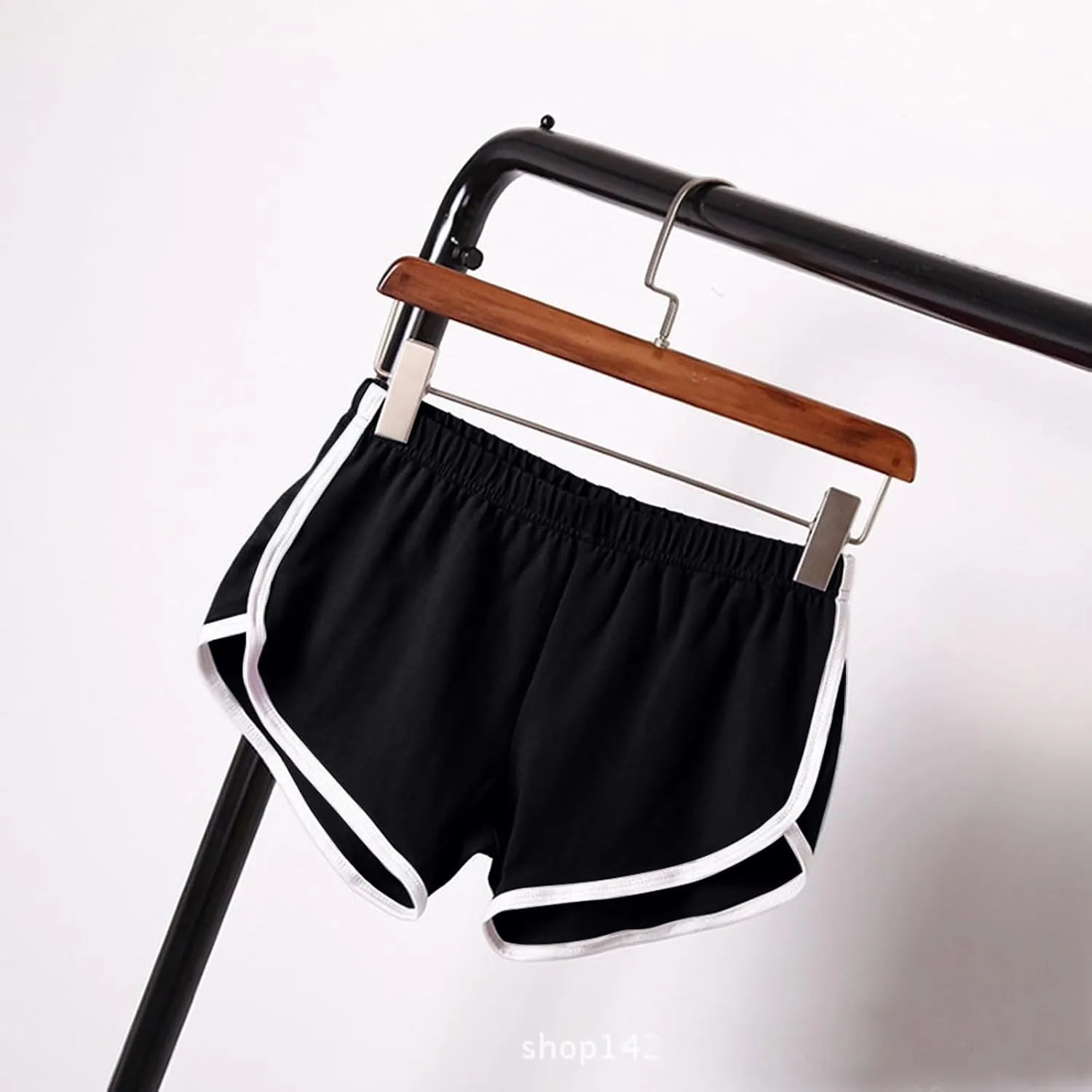 FlekmanArt Women's Running Shorts Elastic High Waisted Shorts Pocket Sporty Workout Skirt Quick Dry Athletic Skirt Pants