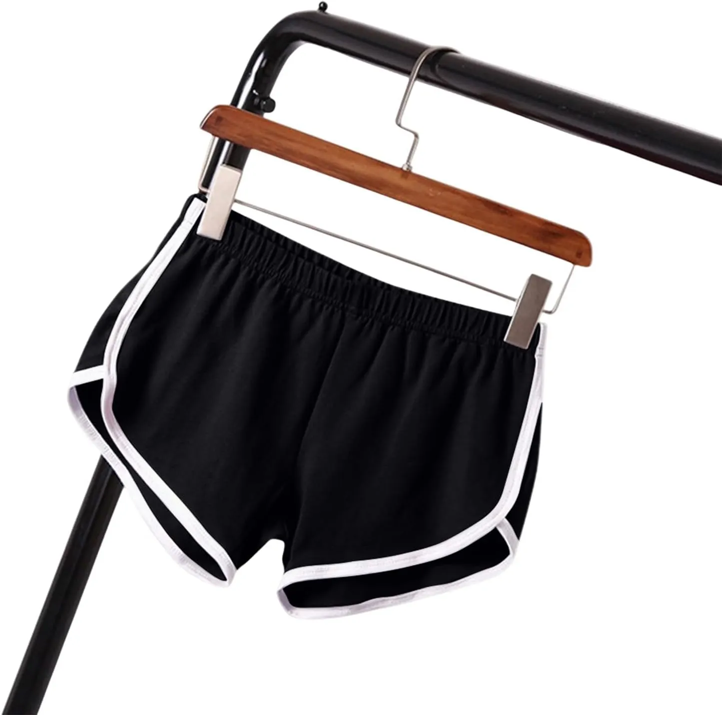 FlekmanArt Women's Running Shorts Elastic High Waisted Shorts Pocket Sporty Workout Skirt Quick Dry Athletic Skirt Pants