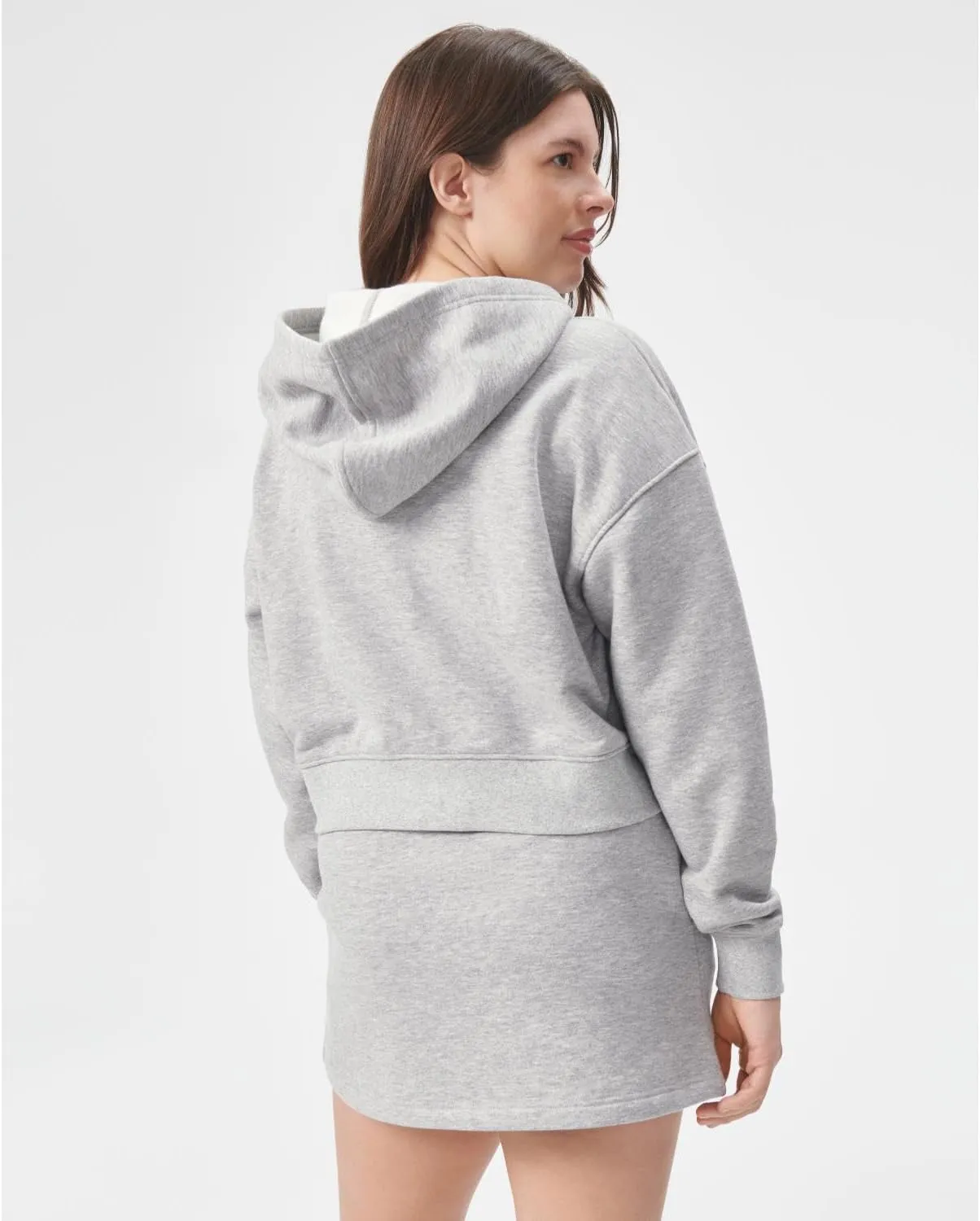 Florence By Mills Women's Cozy Crush Cropped Zip-up Hoodie
