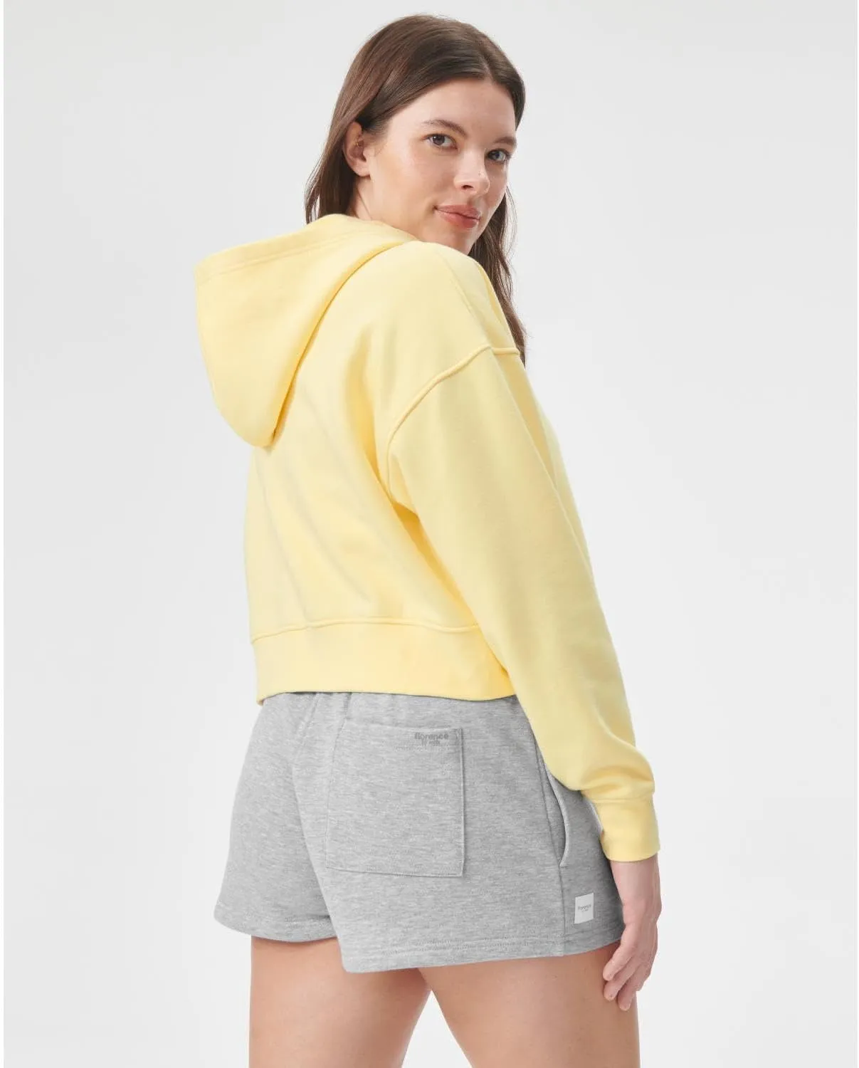 Florence By Mills Women's Cozy Crush Cropped Zip-up Hoodie