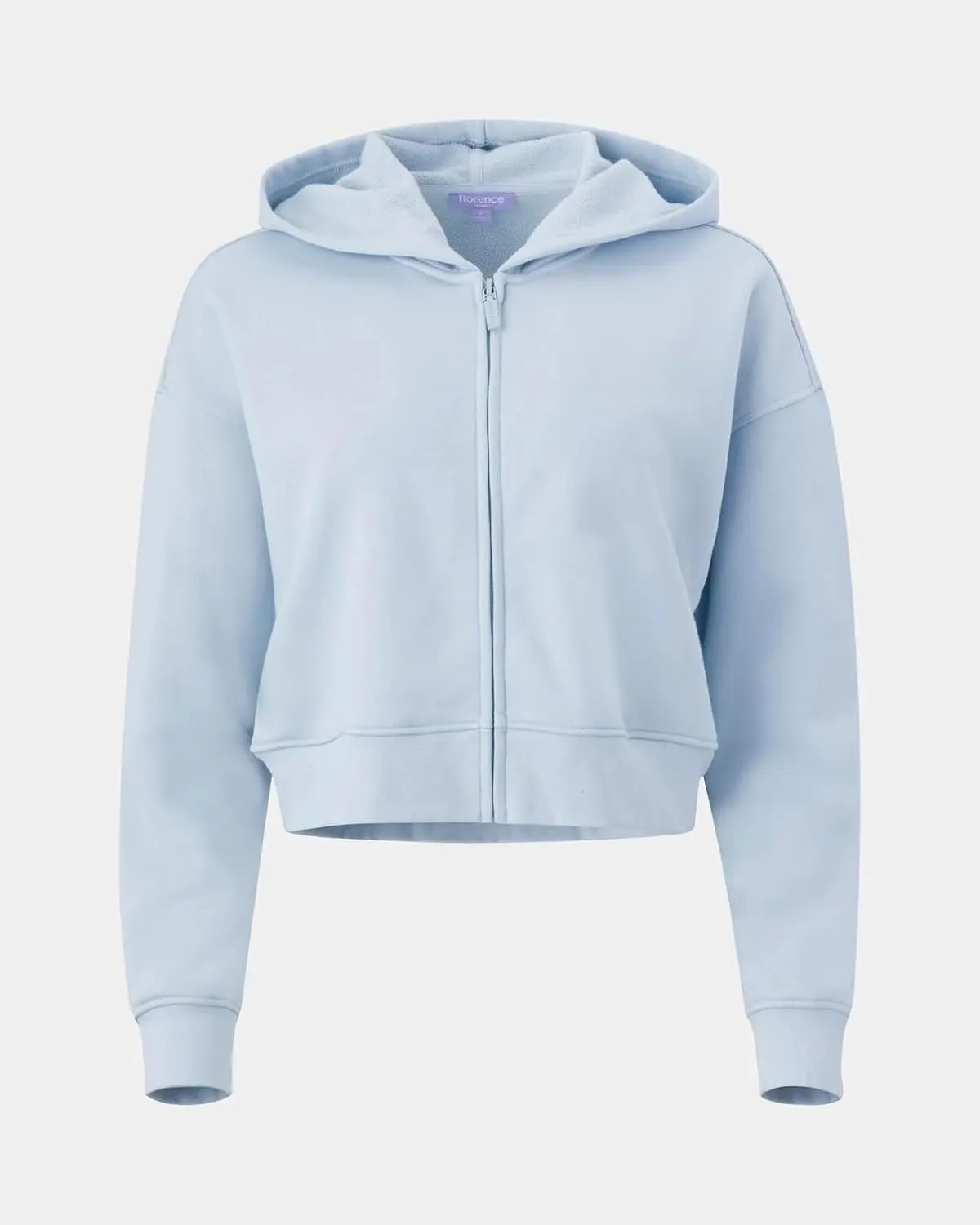 Florence By Mills Women's Cozy Crush Cropped Zip-up Hoodie