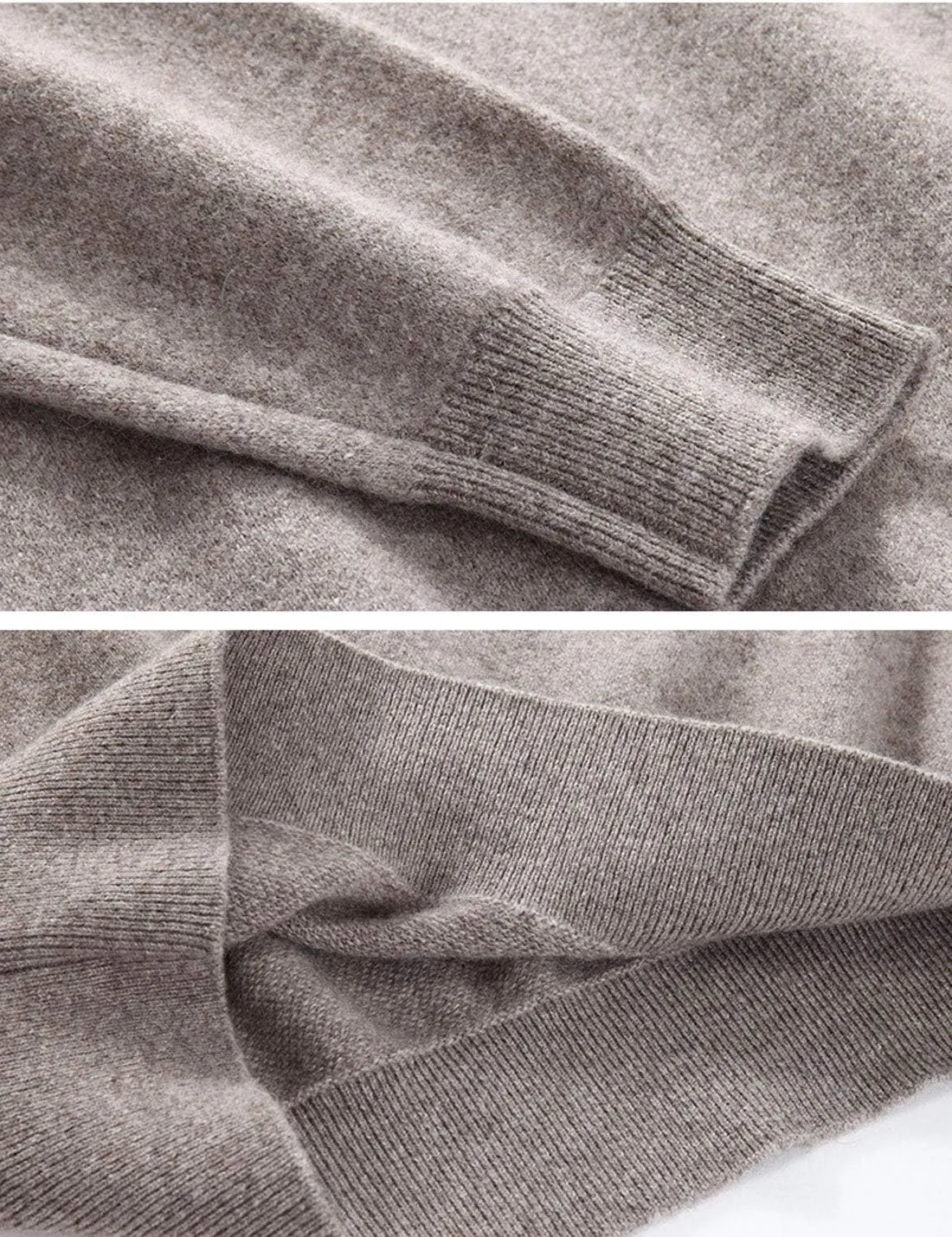 Flygo Men's Cashmere V Neck Sweater