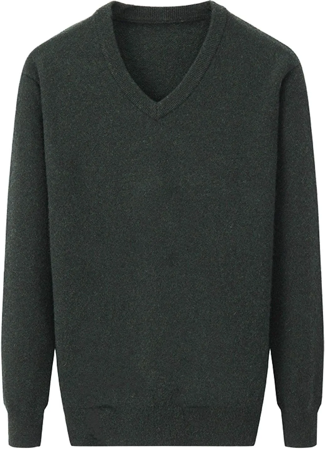 Flygo Men's Cashmere V Neck Sweater