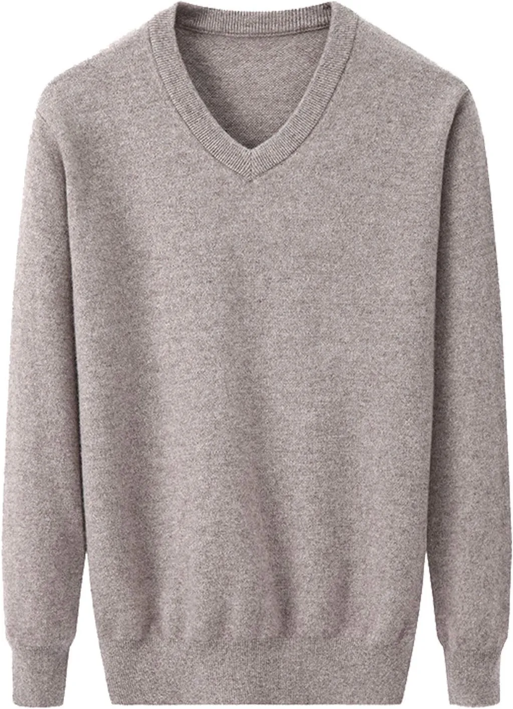 Flygo Men's Cashmere V Neck Sweater