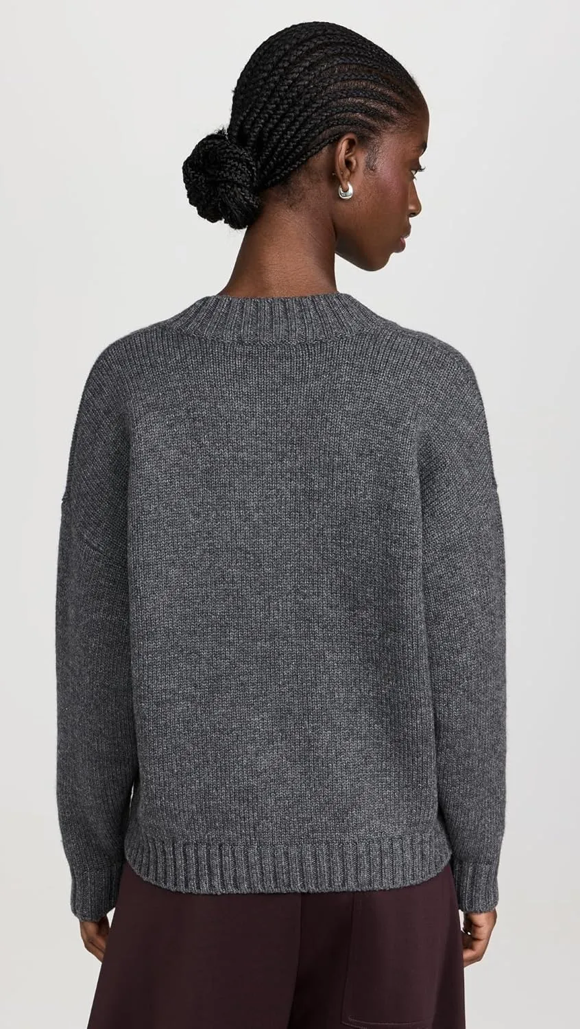FRAME Women's Chunky V Neck Sweater
