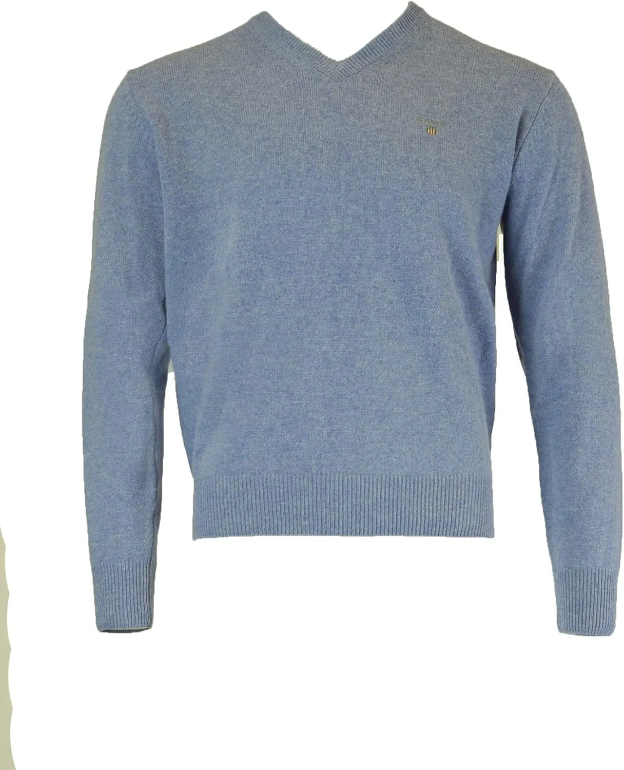 GANT Men's Solid Lambswool V-Neck Sweater