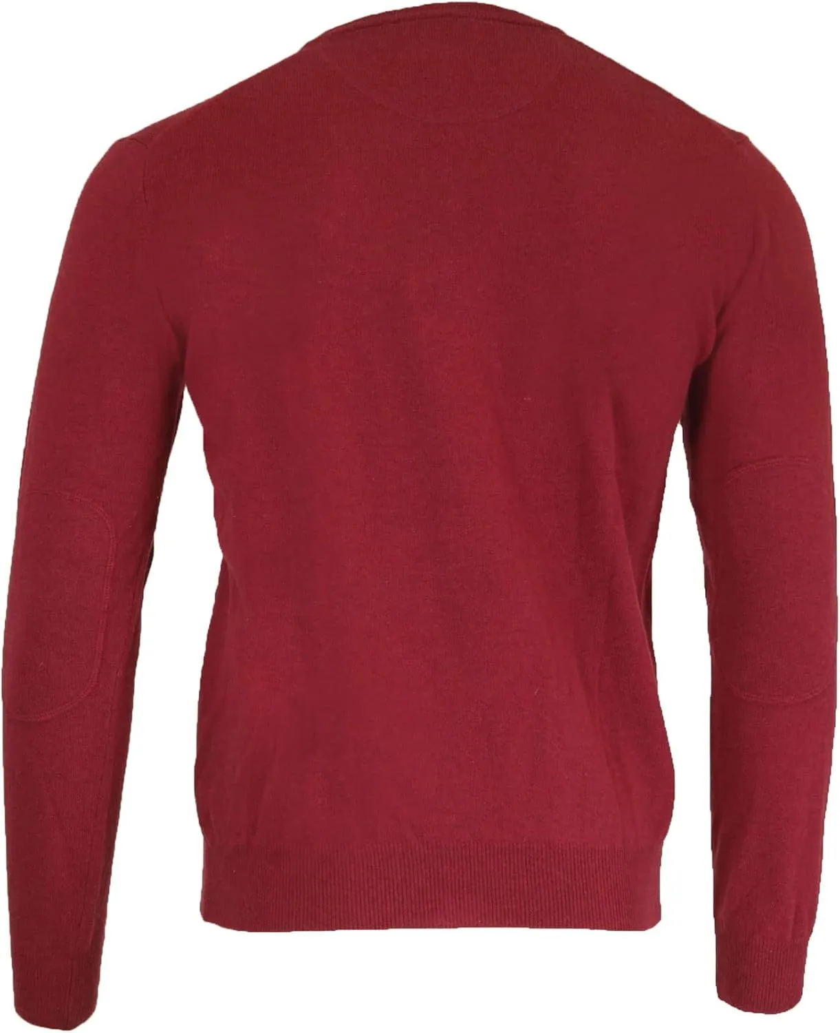 GANT Men's Solid Lambswool V-Neck Sweater