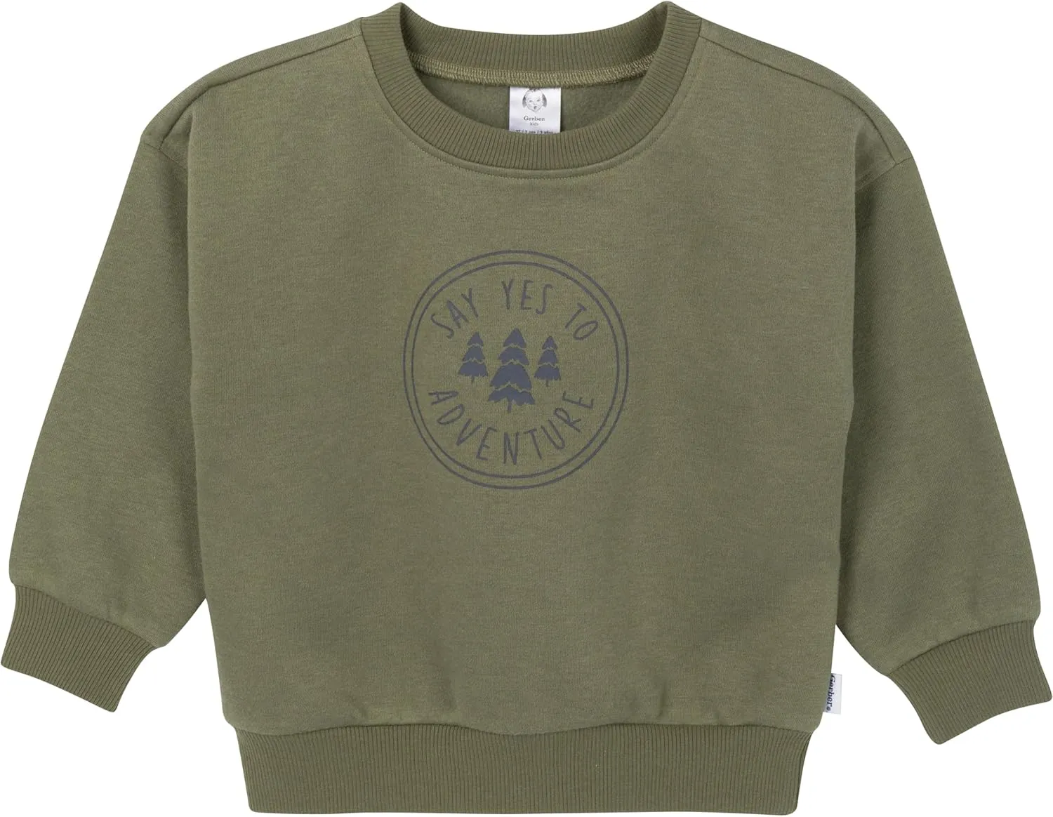 Gerber Baby & Toddler Boys' 2-Piece Fleece Sweatshirt and Jogger Set