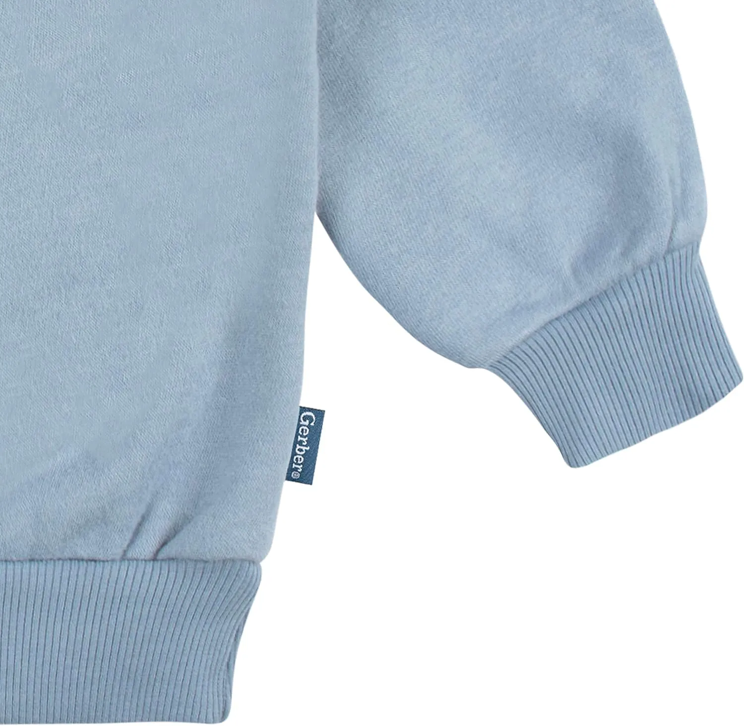 Gerber Baby & Toddler Boys' 2-Piece Fleece Sweatshirt and Jogger Set