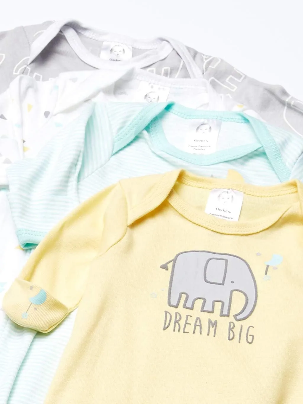 Gerber Baby Boy and Girls 4-Pack Sleeper Gown