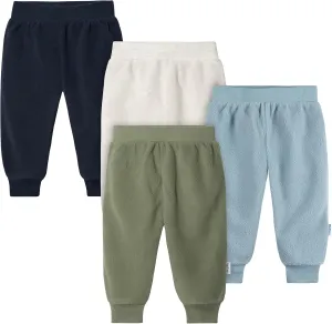 Gerber Baby Boys' 4-Pack Microfleece Pants
