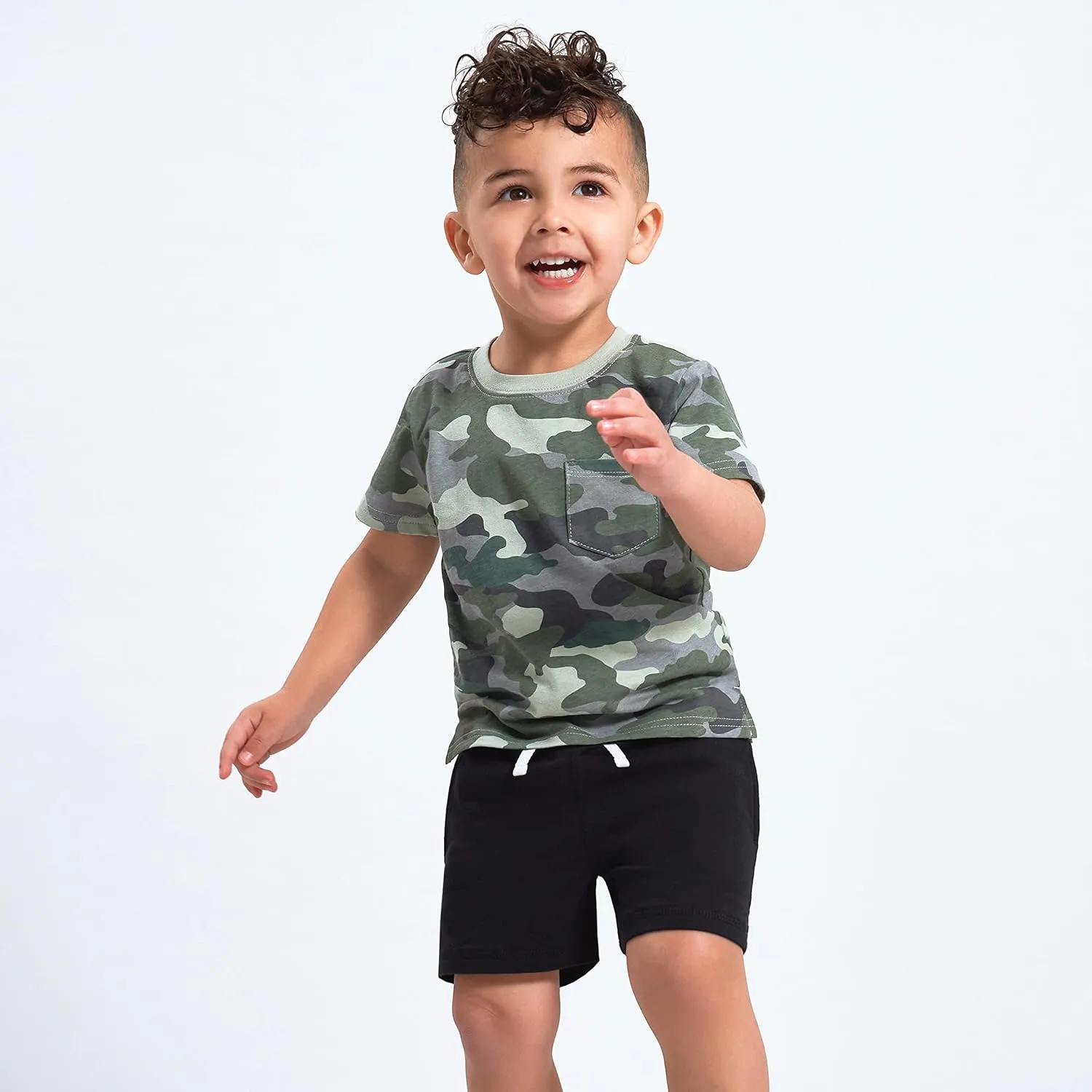 Gerber Baby Boys' Toddler 3-Pack Pull-On Knit Shorts