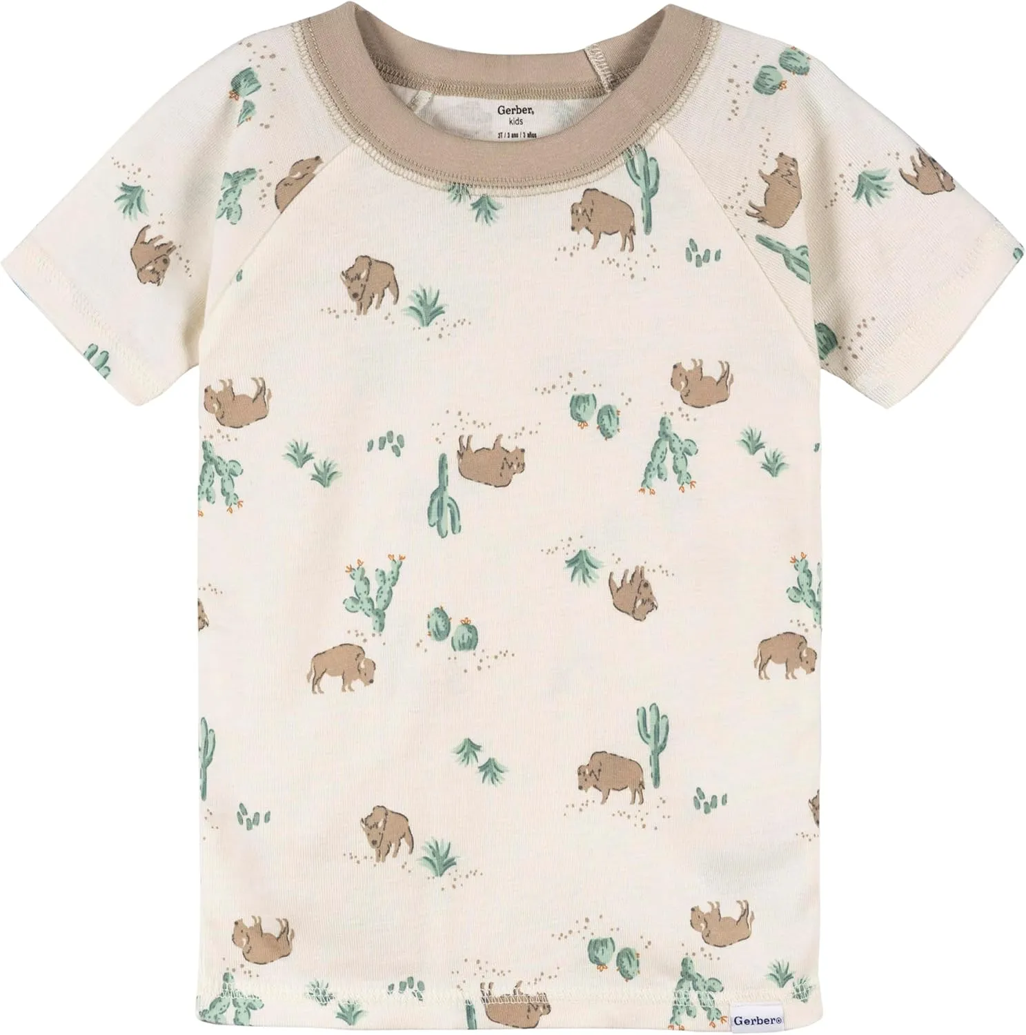 Gerber Baby Boys' Toddler Snug Fit 4-Piece Pajama Set