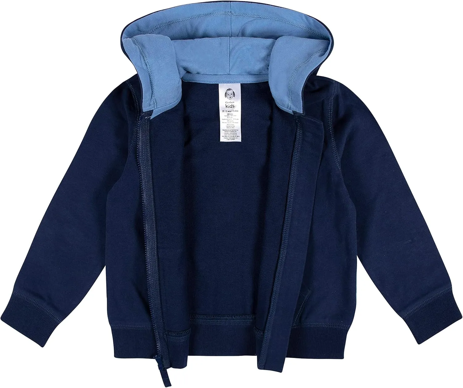 Gerber Baby Boys' Zip Up Hoodie