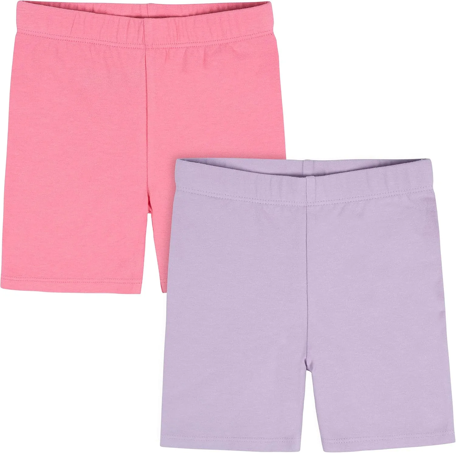 Gerber Baby Girls' 2-Pack Pull-On Bike Shorts