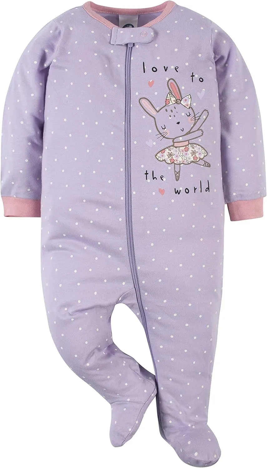 Gerber Baby Girls' 2-pack Sleep 'N Play