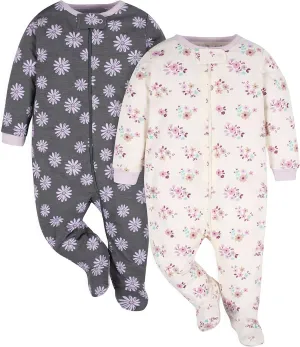 Gerber Baby Girls' 2-pack Sleep 'N Play