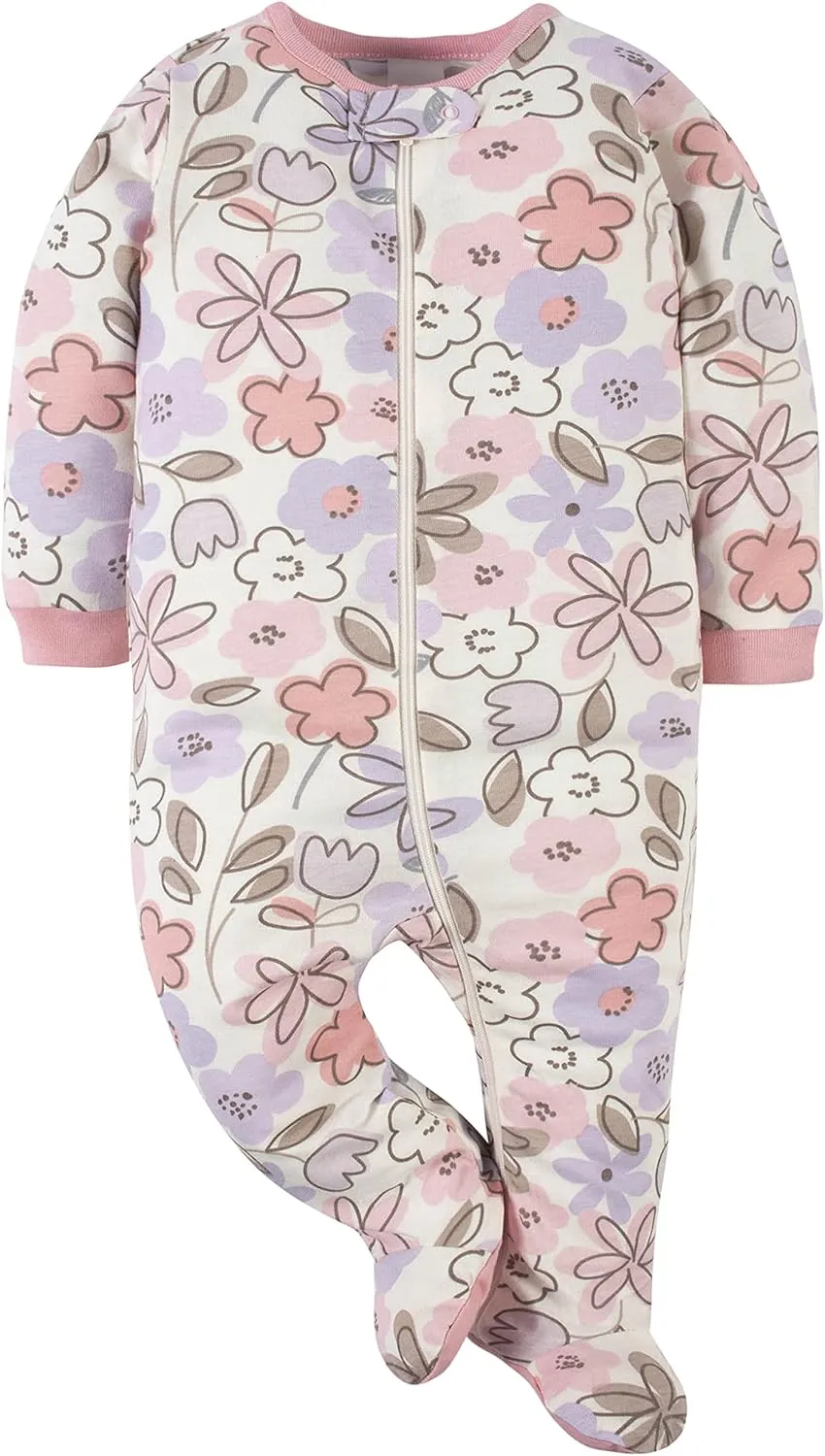 Gerber Baby Girls' 2-pack Sleep 'N Play