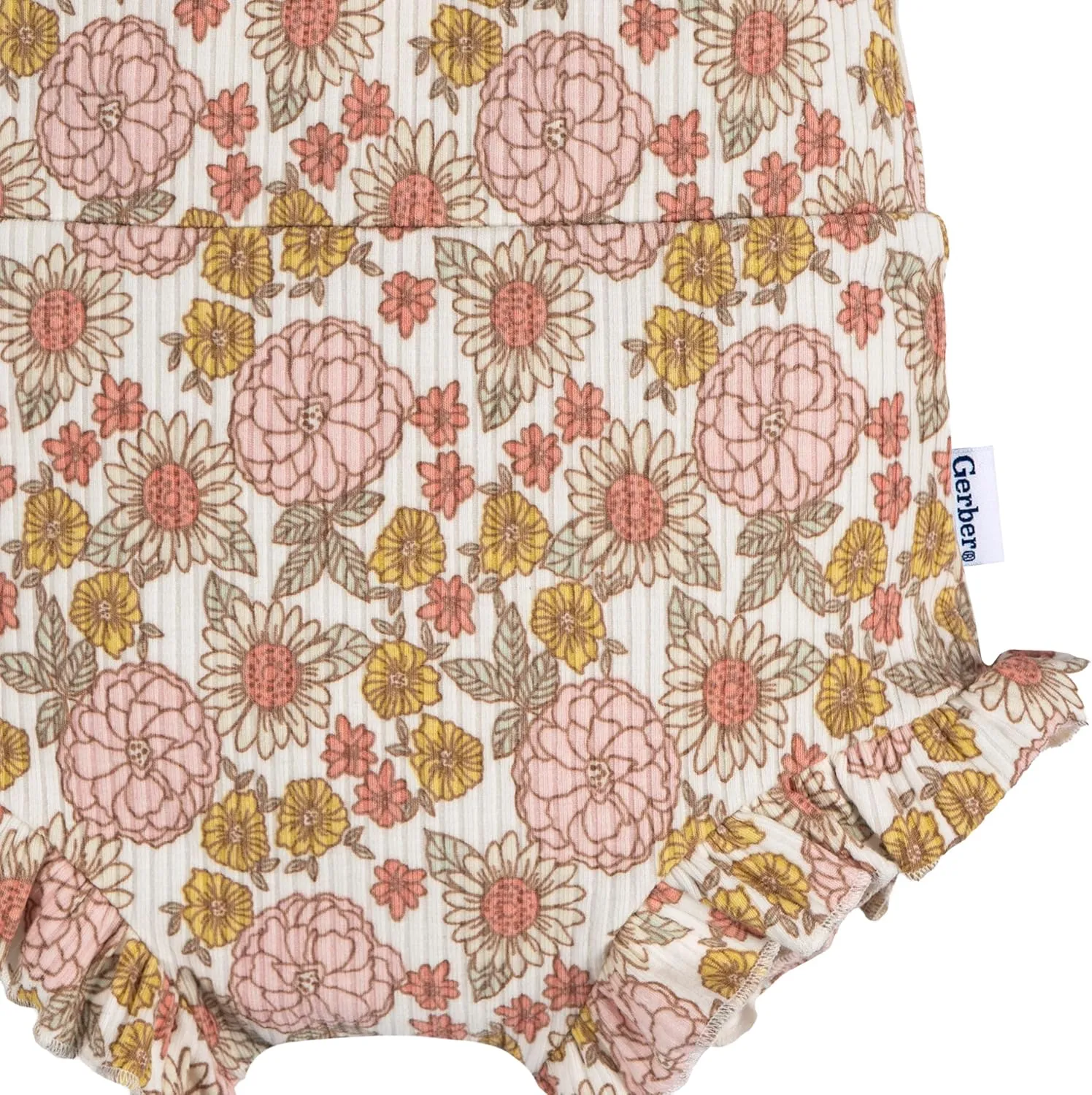 Gerber Baby Girls' 3-Pack Bubble Shorts