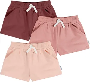 Gerber Baby Girls' 3-Pack Knit Shorts